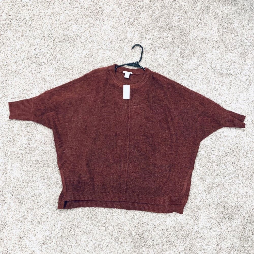 Loft Poncho Sweater NWT